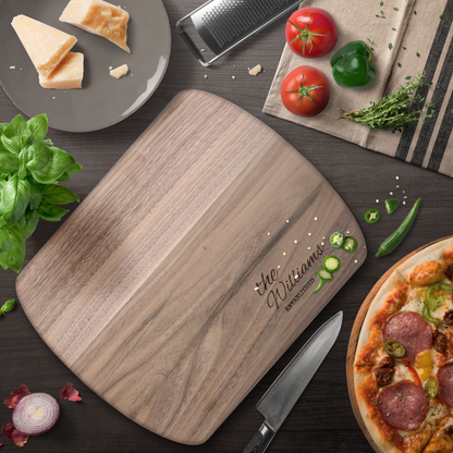 Personalized Family  Cutting Board - Wedding, Housewarming, and Special Occasion Gift