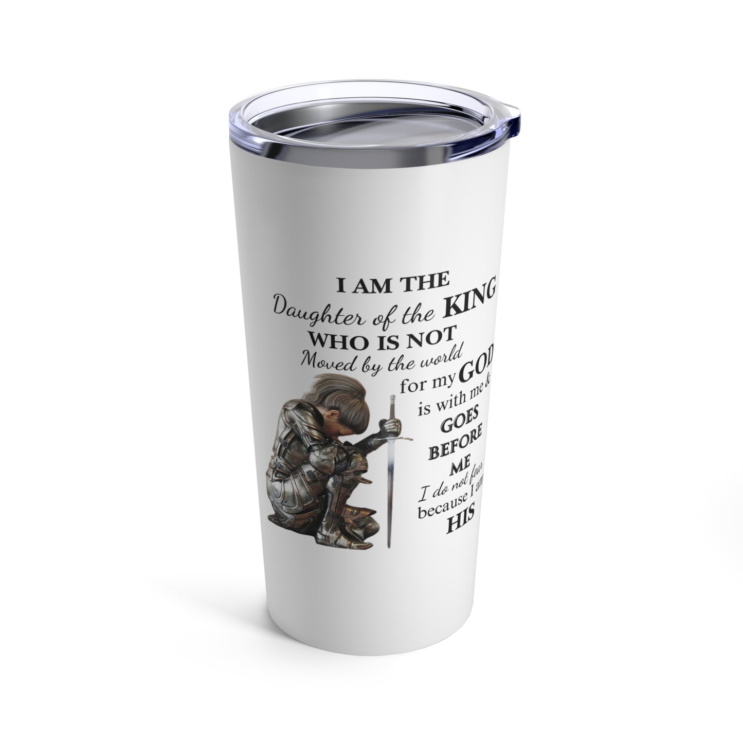 Daughter of the King Tumbler – Stylish Custom Gift for Faithful Daughters