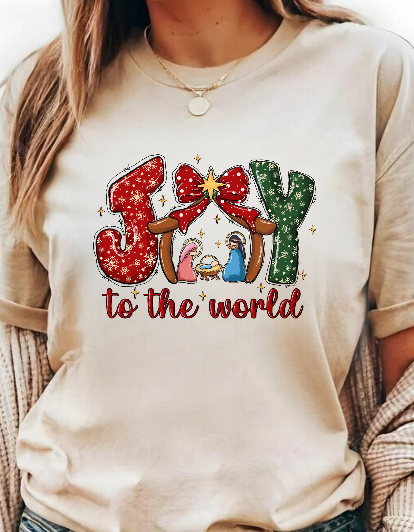 Joy to the World Holiday Shirts – Festive T-Shirts & Sweatshirts for Christmas Cheer