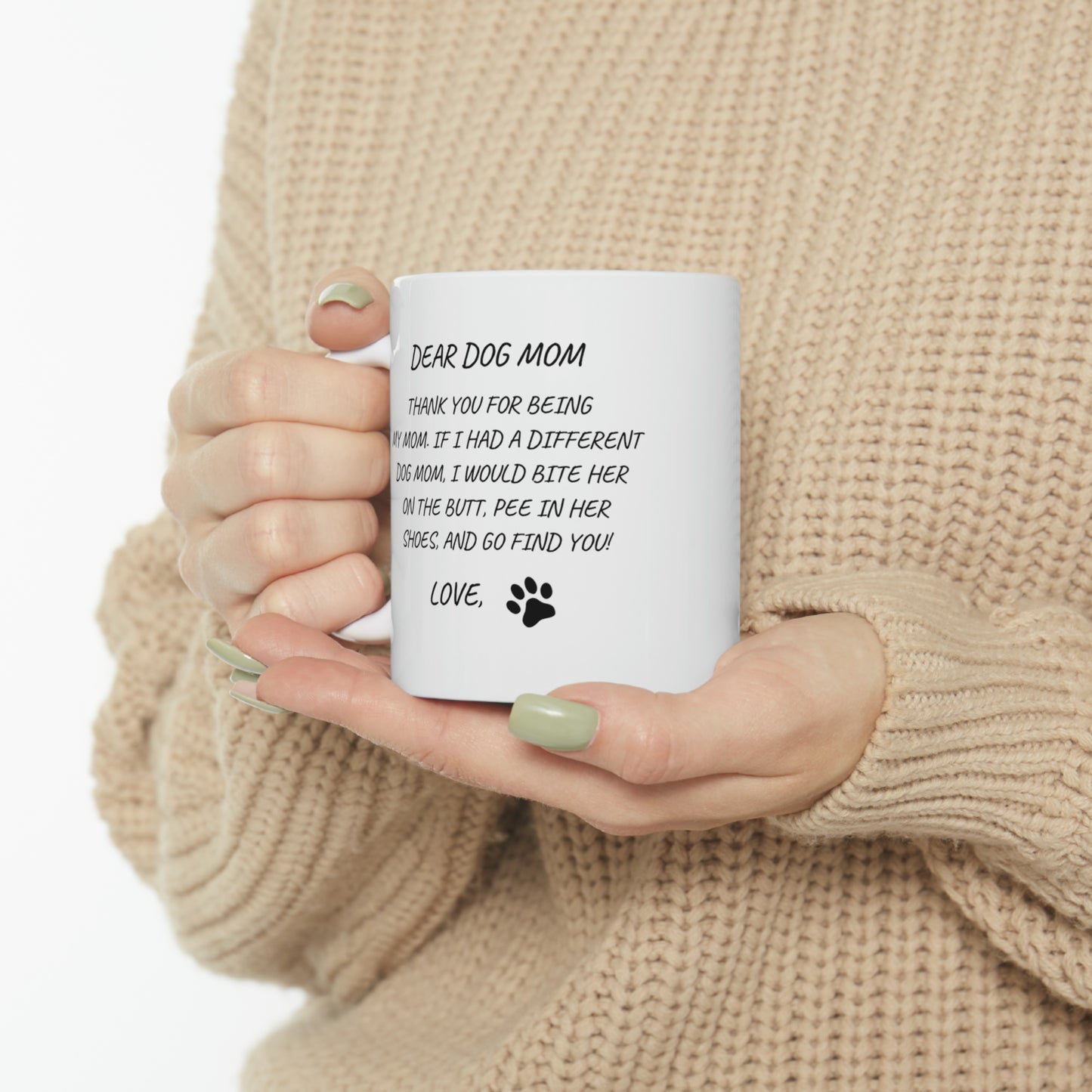 "Dog Mom" Mug - Perfect Gift for Dog Lovers