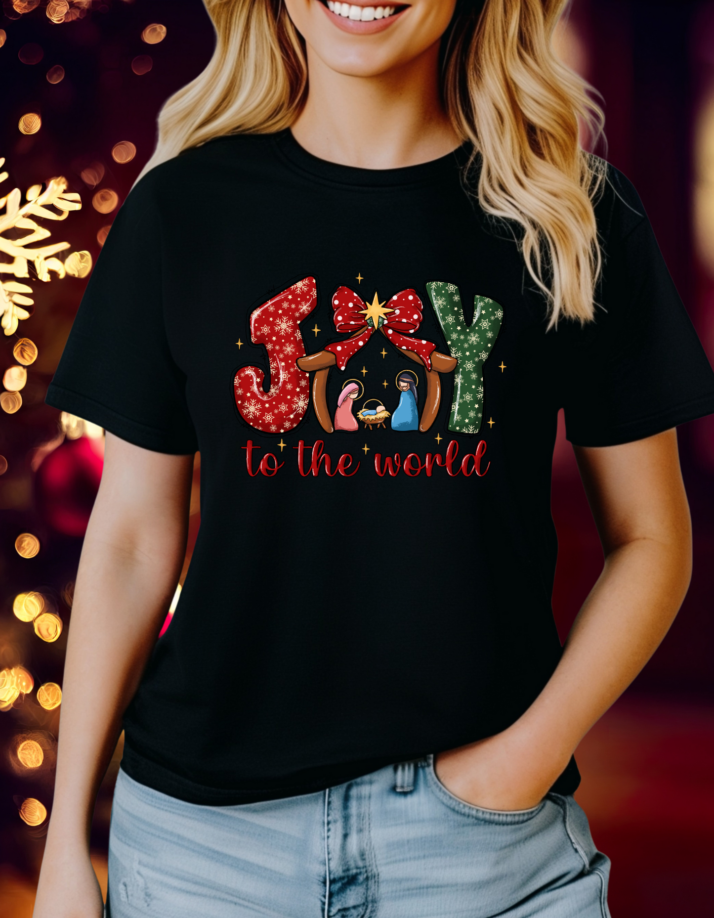 Joy to the World Holiday Shirts – Festive T-Shirts & Sweatshirts for Christmas Cheer