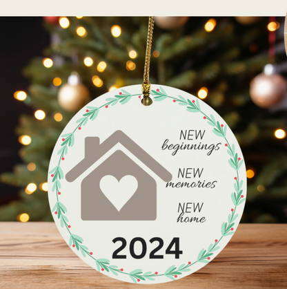 New Beginnings Ornament – Celebrate Milestones with a Heartfelt Housewarming Gift