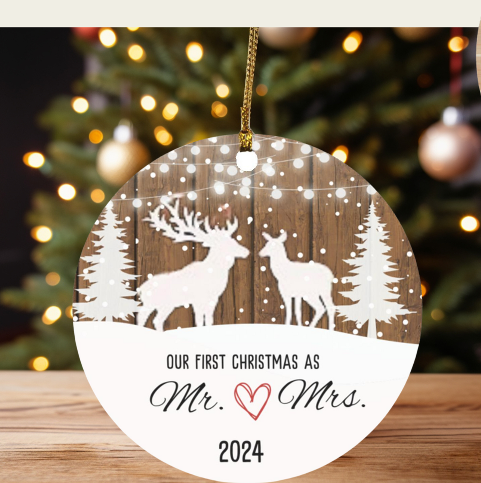 Commemorate Your Special Moment with the 'Our First Christmas Engaged' Ornament