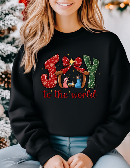 Joy to the World Holiday Shirts – Festive T-Shirts & Sweatshirts for Christmas Cheer