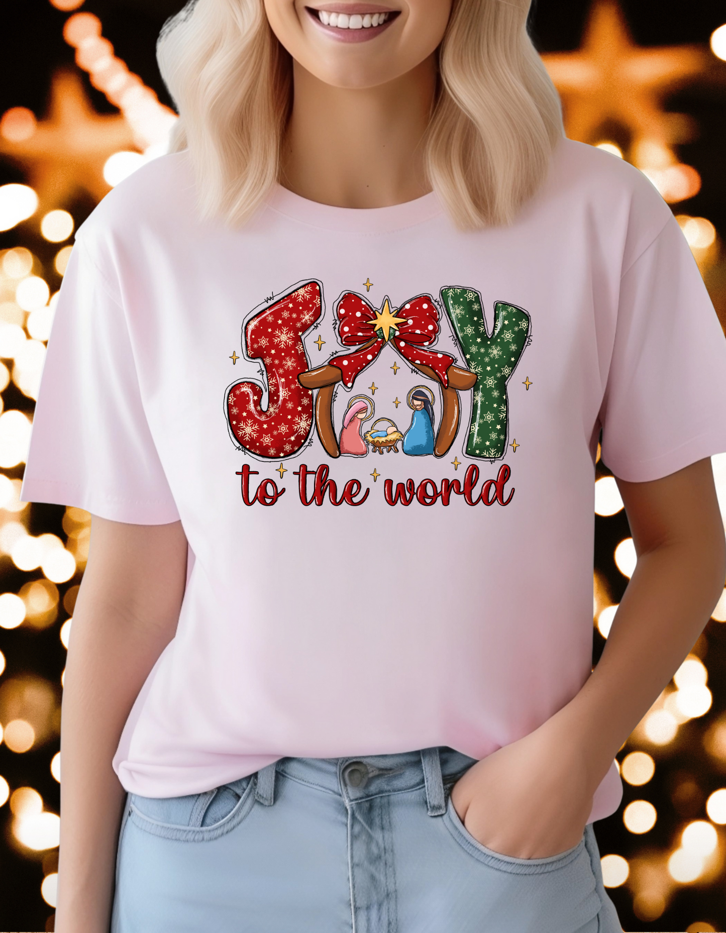 Joy to the World Holiday Shirts – Festive T-Shirts & Sweatshirts for Christmas Cheer