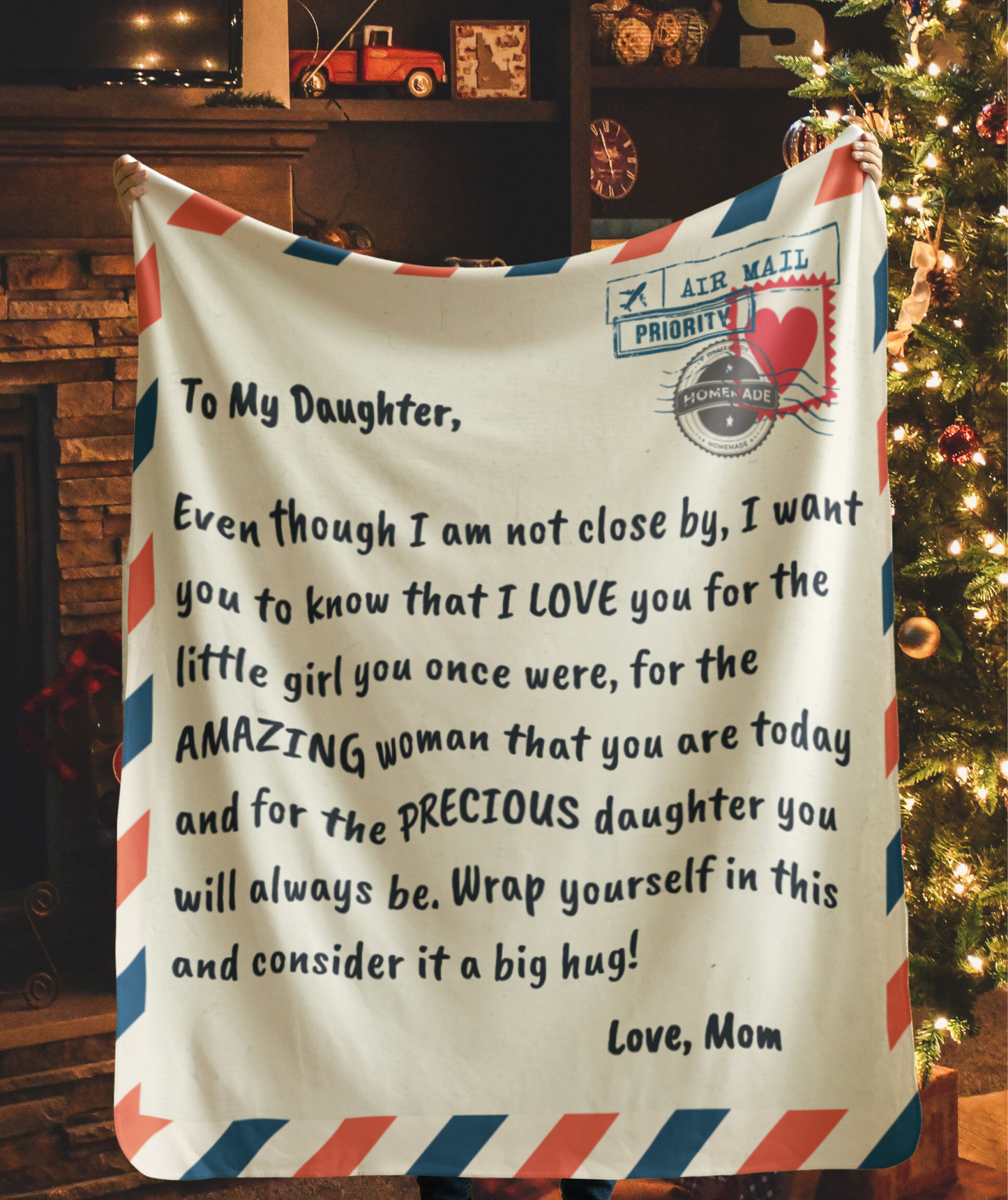 Unique Letter Blanket for Daughter – Meaningful Gift for Any Special Occasion