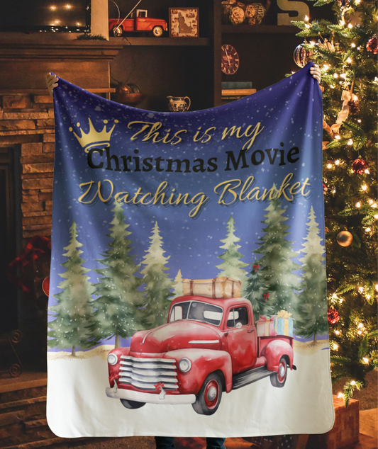 This Is My Christmas Movie Watching Blanket – Cozy Holiday Snuggles for Festive Nights