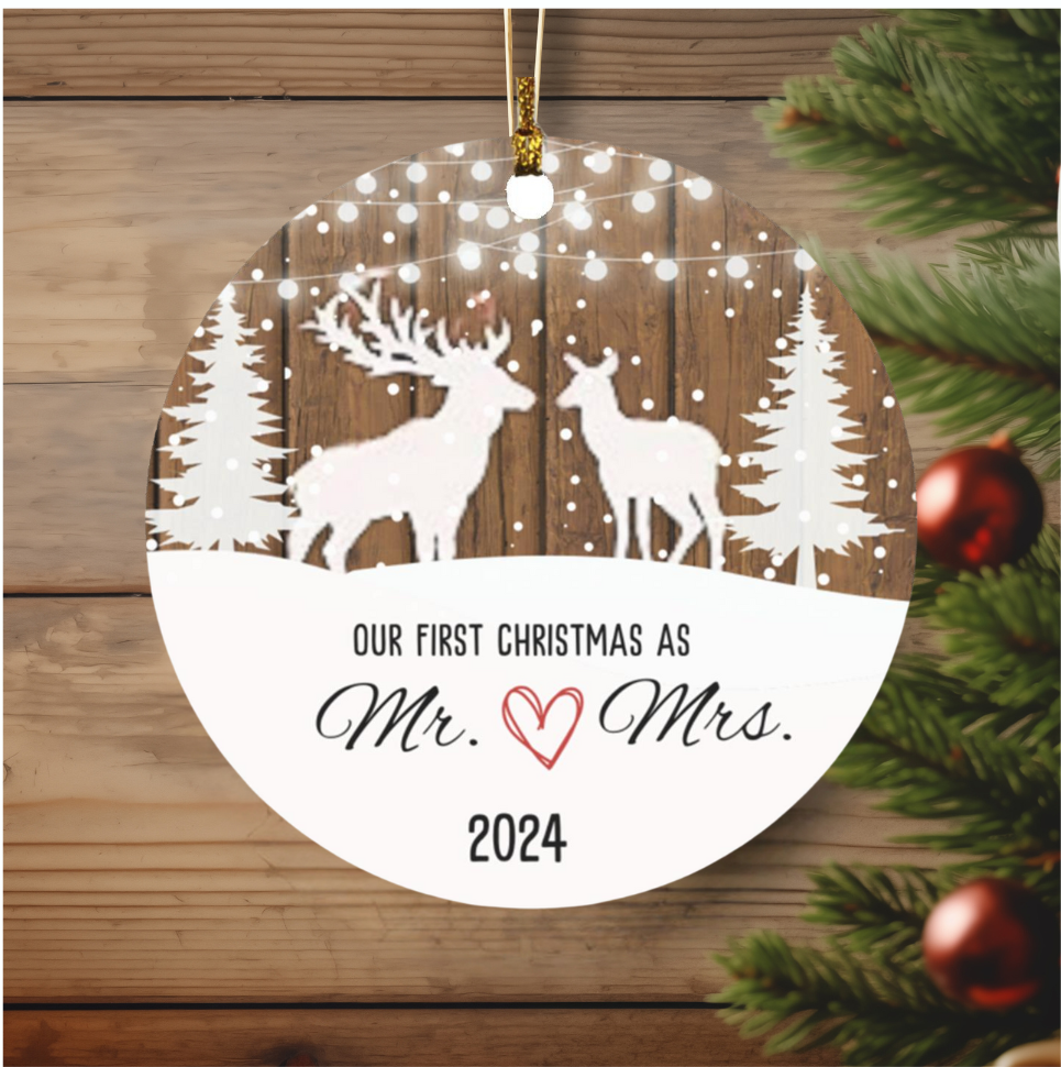 Commemorate Your Special Moment with the 'Our First Christmas Engaged' Ornament