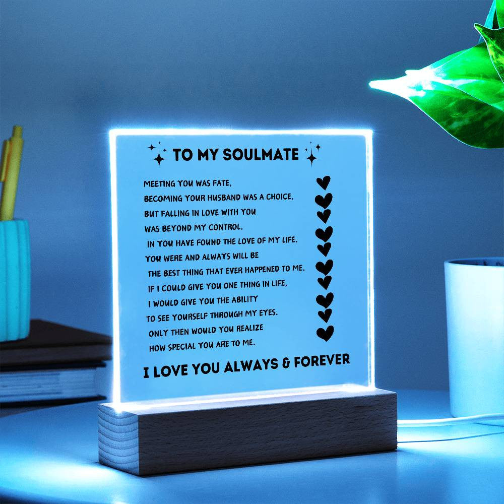 Life Without You Is Unimaginable Night Lamp – Soulmate Gift for Special Occasions