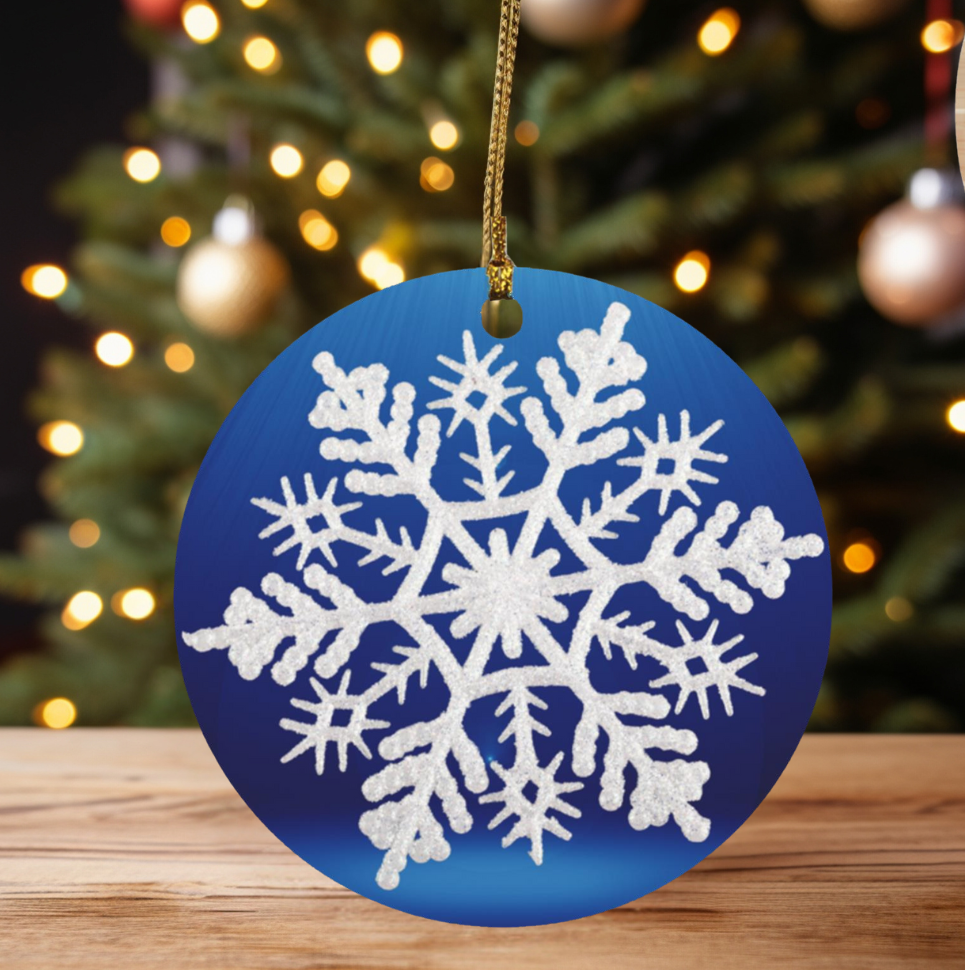 Embrace Winter's Magic with the Holiday Snowflake Ornament