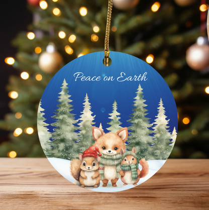 Enchanting Woodland Creatures Ornament – A Perfect Gift for Nature Lovers