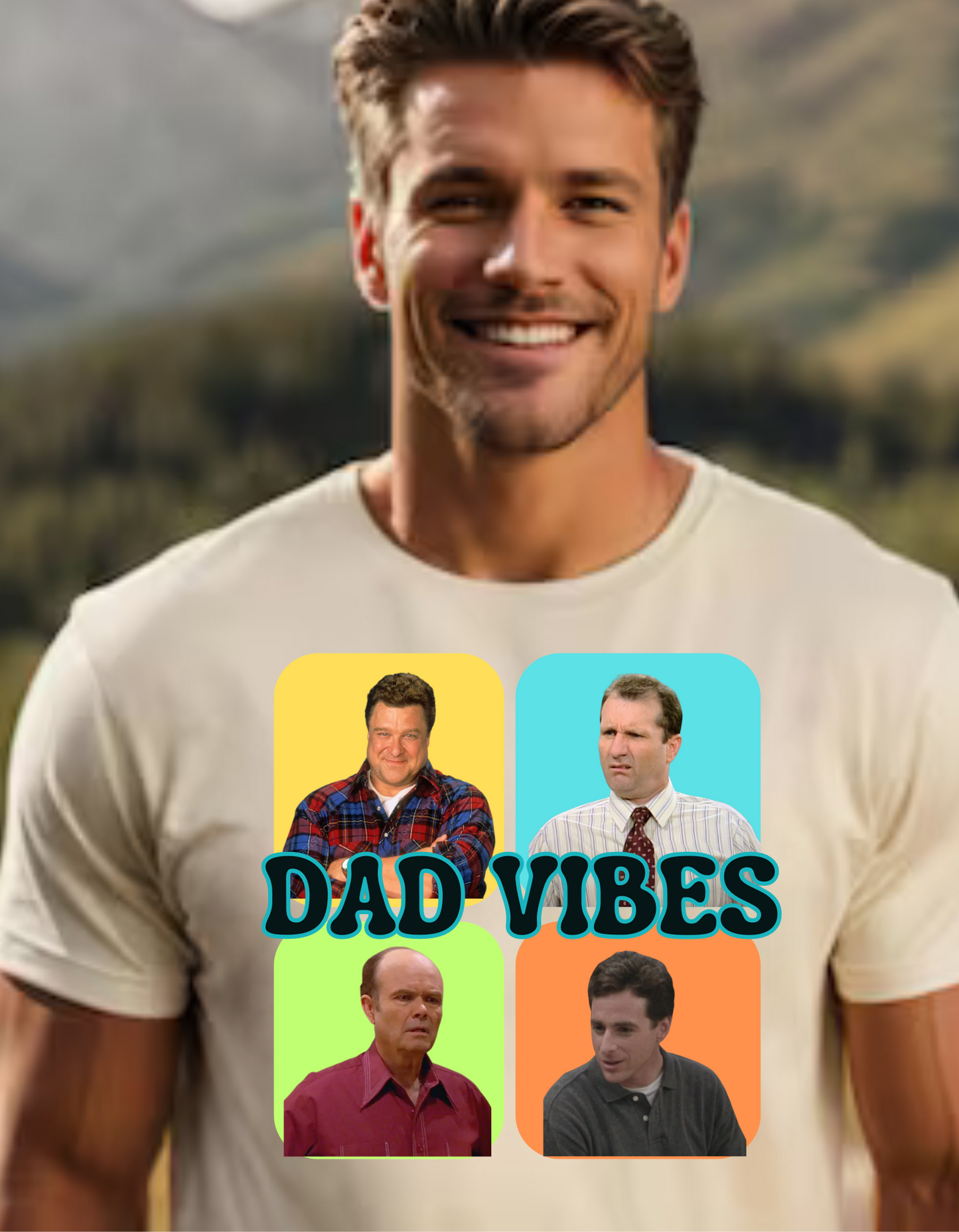 Dad Vibes T-Shirt – A Perfect Gift for Fathers