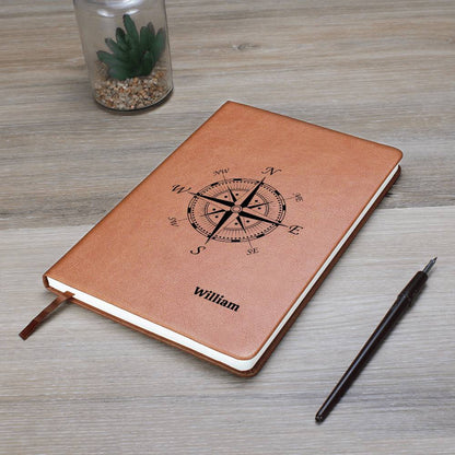 Chart Your Course – Personalized Compass Rose Journal for Christmas, Birthdays, and More