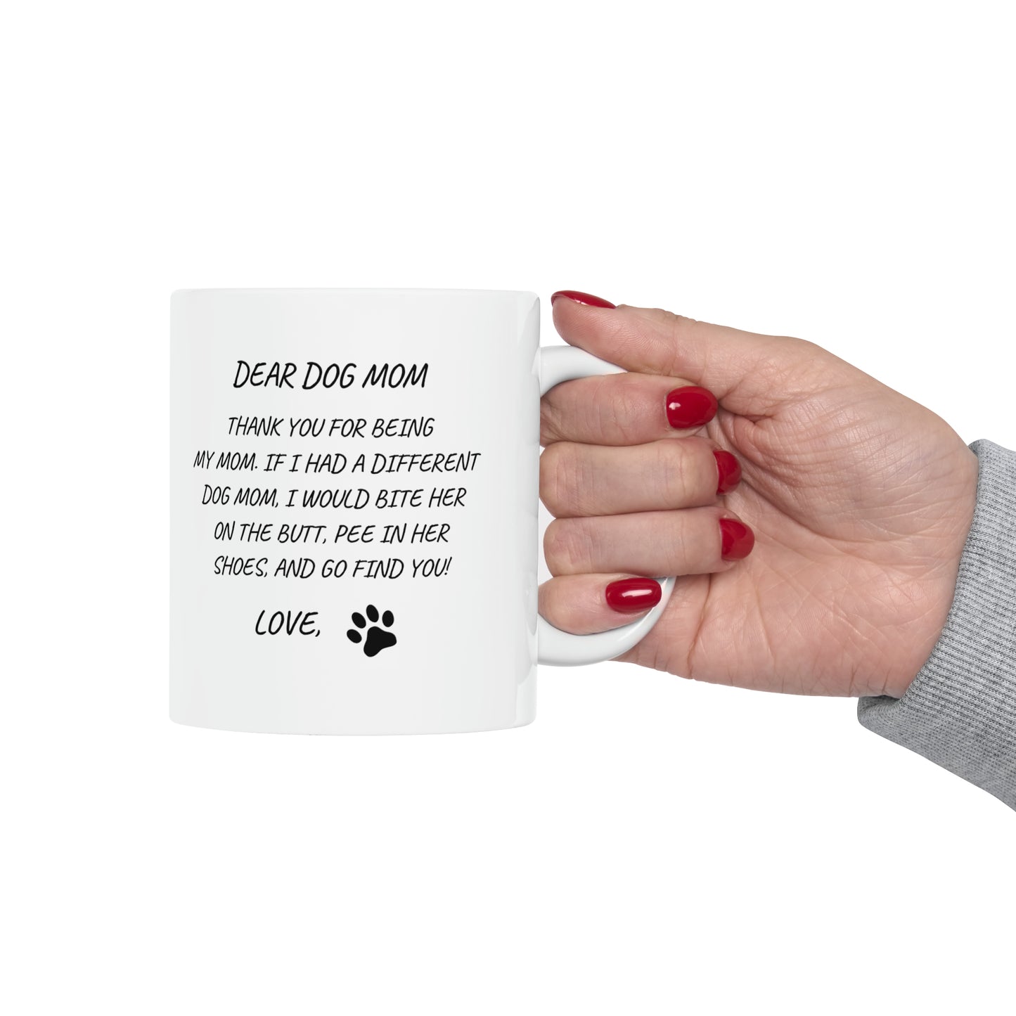 "Dog Mom" Mug - Perfect Gift for Dog Lovers