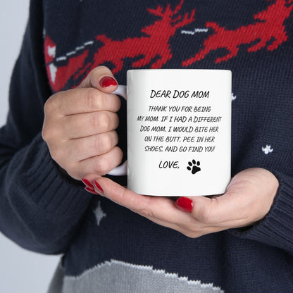 "Dog Mom" Mug - Perfect Gift for Dog Lovers