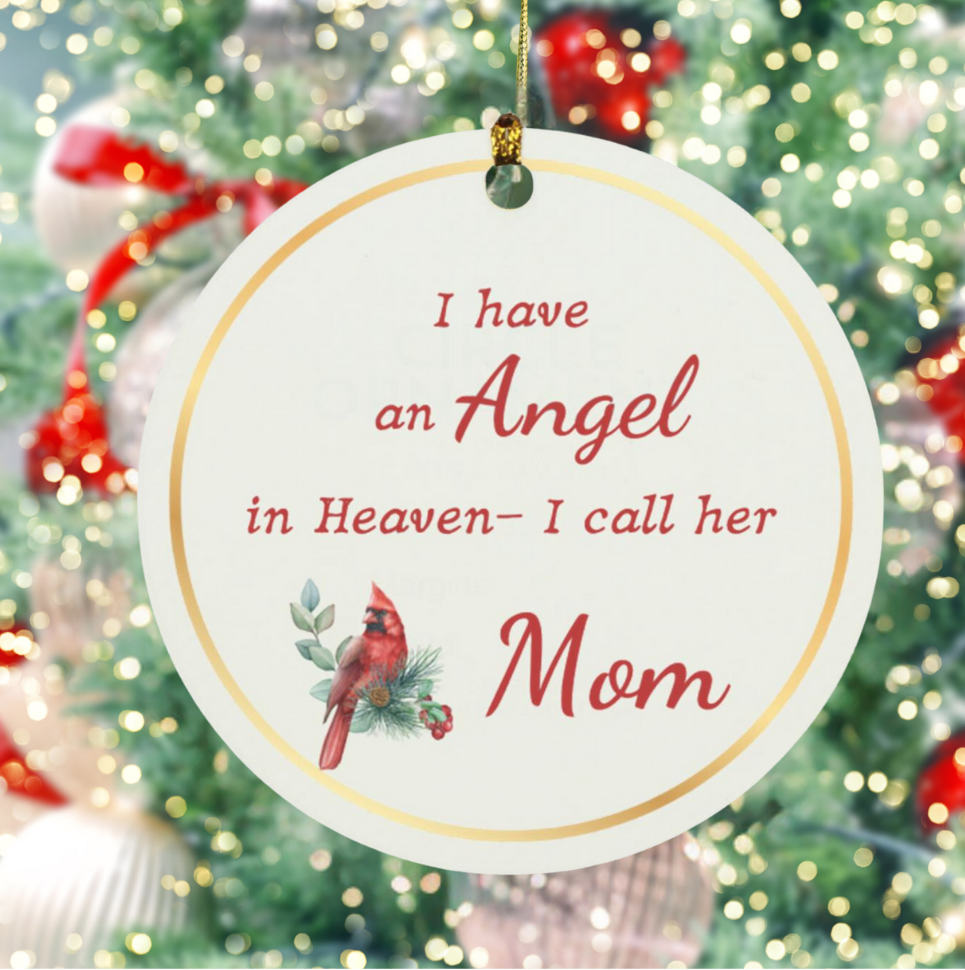 In Loving Memory Angel Ornament – A Heartfelt Tribute for the Holidays