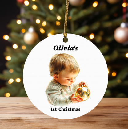 Personalized Baby’s First Christmas Ornament – Capturing the Magic of the Season