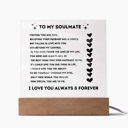 Life Without You Is Unimaginable Night Lamp – Soulmate Gift for Special Occasions