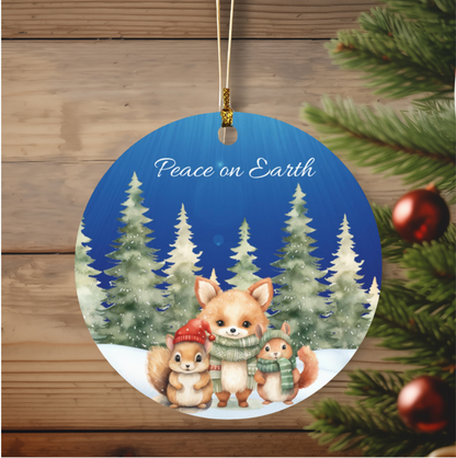 Enchanting Woodland Creatures Ornament – A Perfect Gift for Nature Lovers