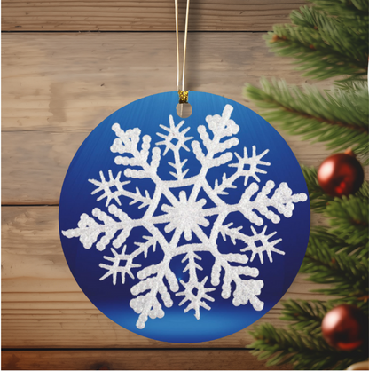 Embrace Winter's Magic with the Holiday Snowflake Ornament