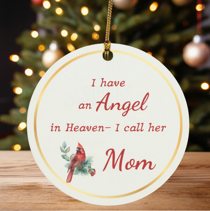 In Loving Memory Angel Ornament – A Heartfelt Tribute for the Holidays