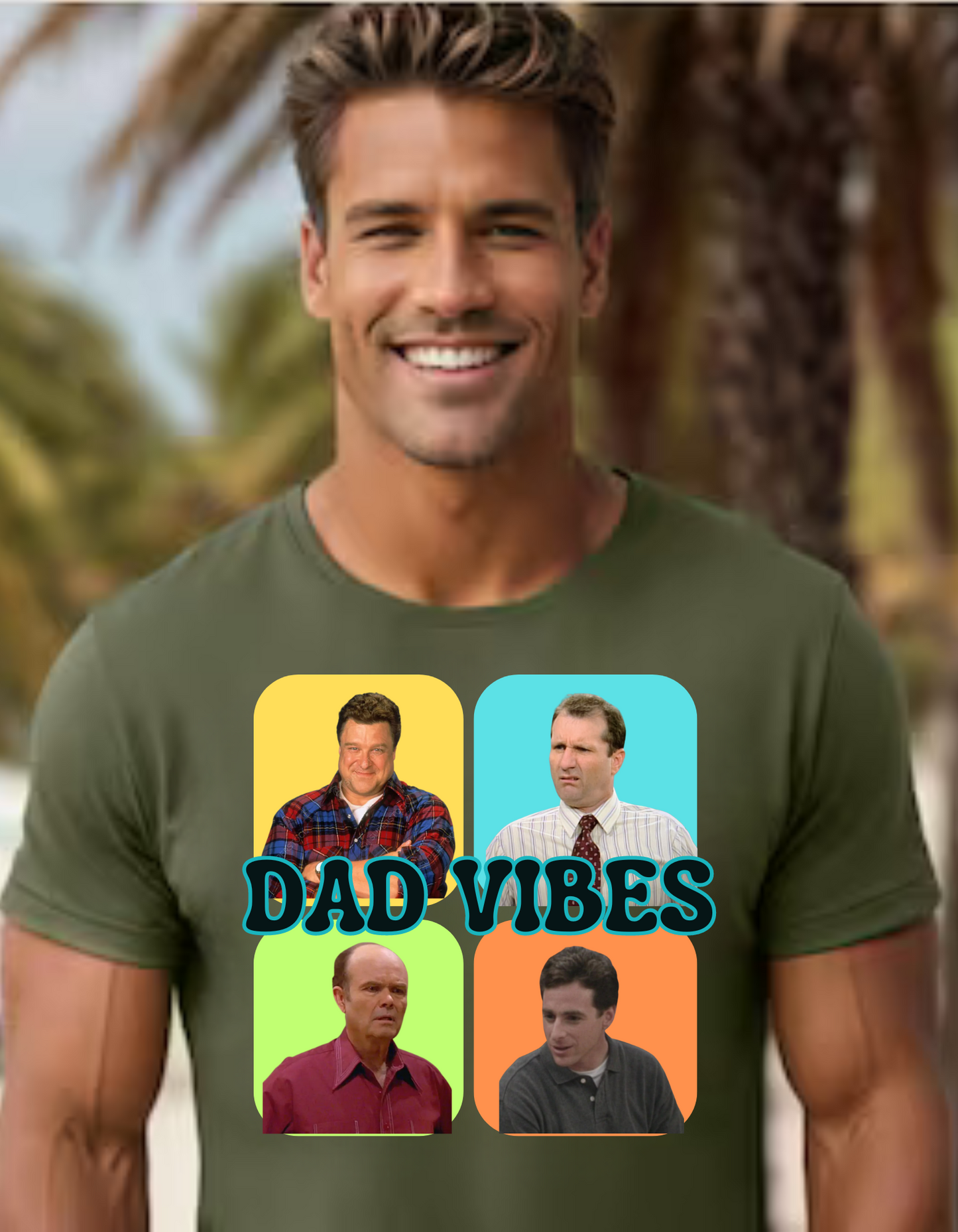 Dad Vibes T-Shirt – A Perfect Gift for Fathers