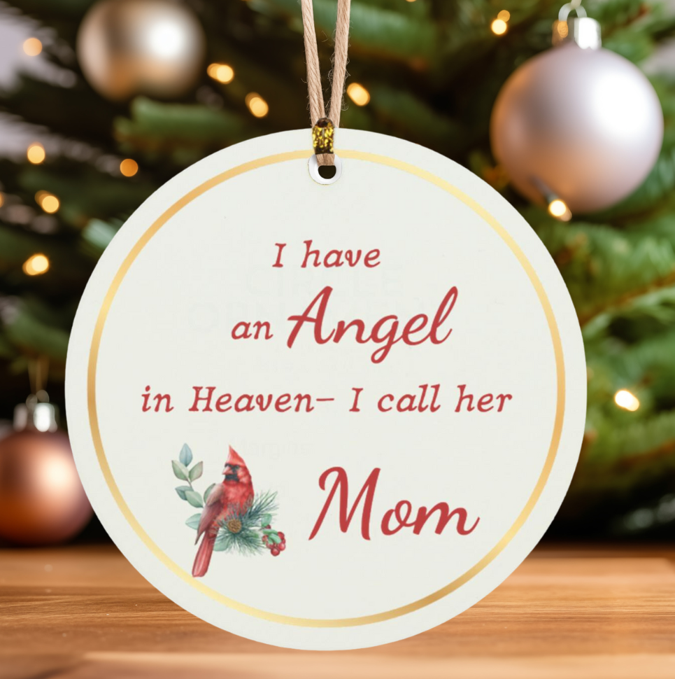 In Loving Memory Angel Ornament – A Heartfelt Tribute for the Holidays