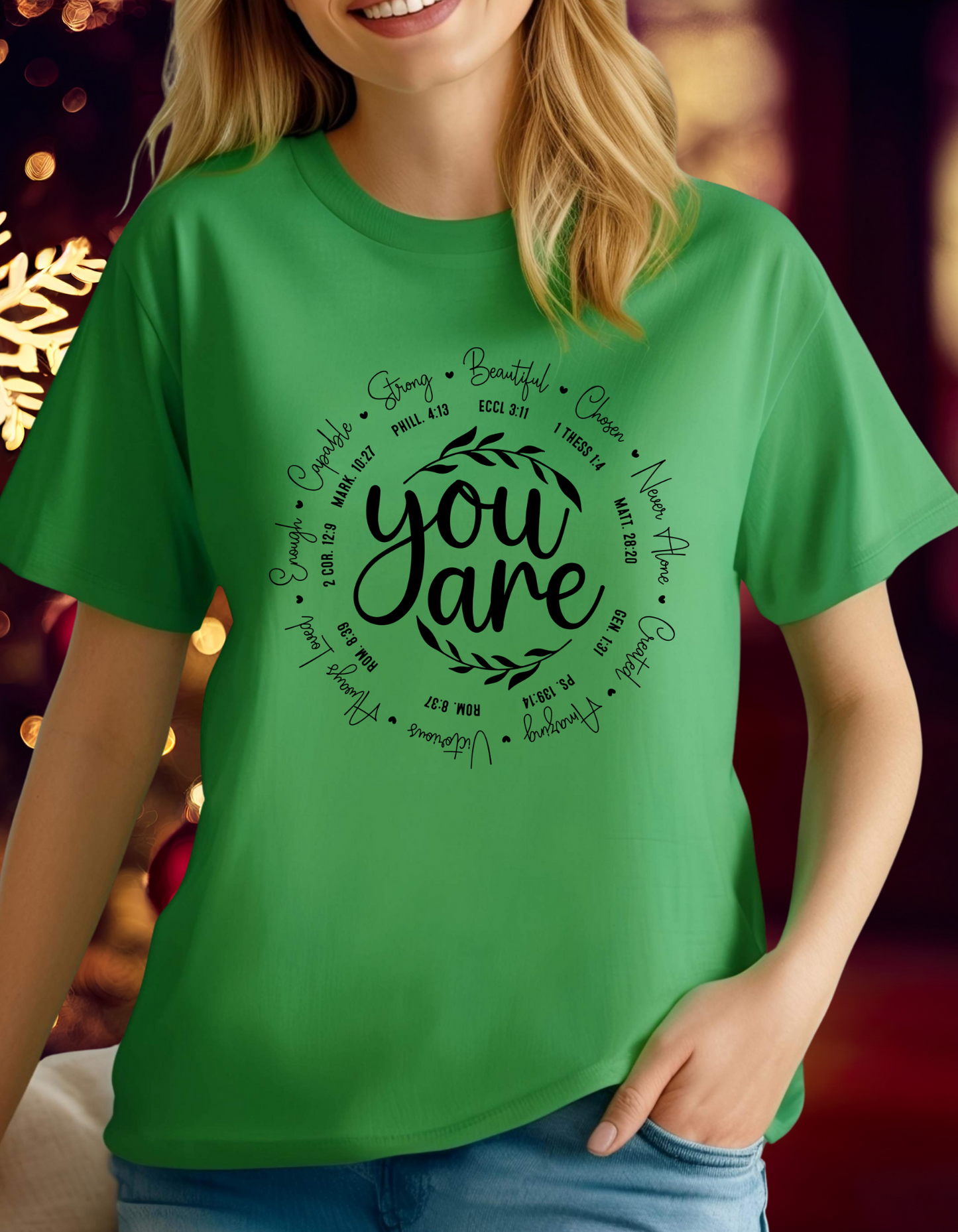 Inspirational “You Are” T-Shirts & Sweatshirts – Comfort Meets Faith