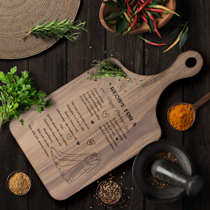 Elegant Wooden Cutting Board - Ideal Gift for Newlyweds