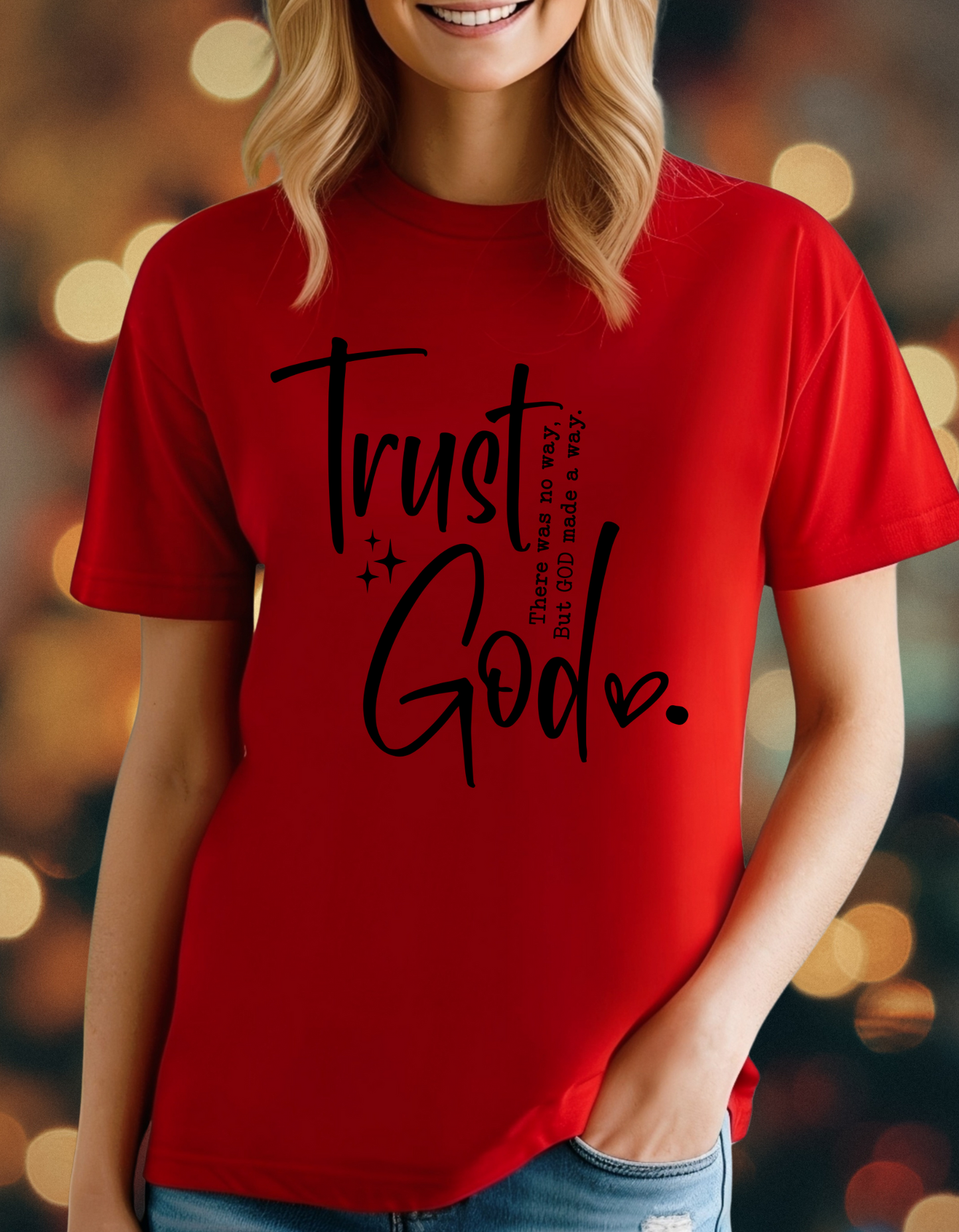 Trust God T-Shirts, Sweatshirts & Coffee Mugs – Inspirational Faith Collection