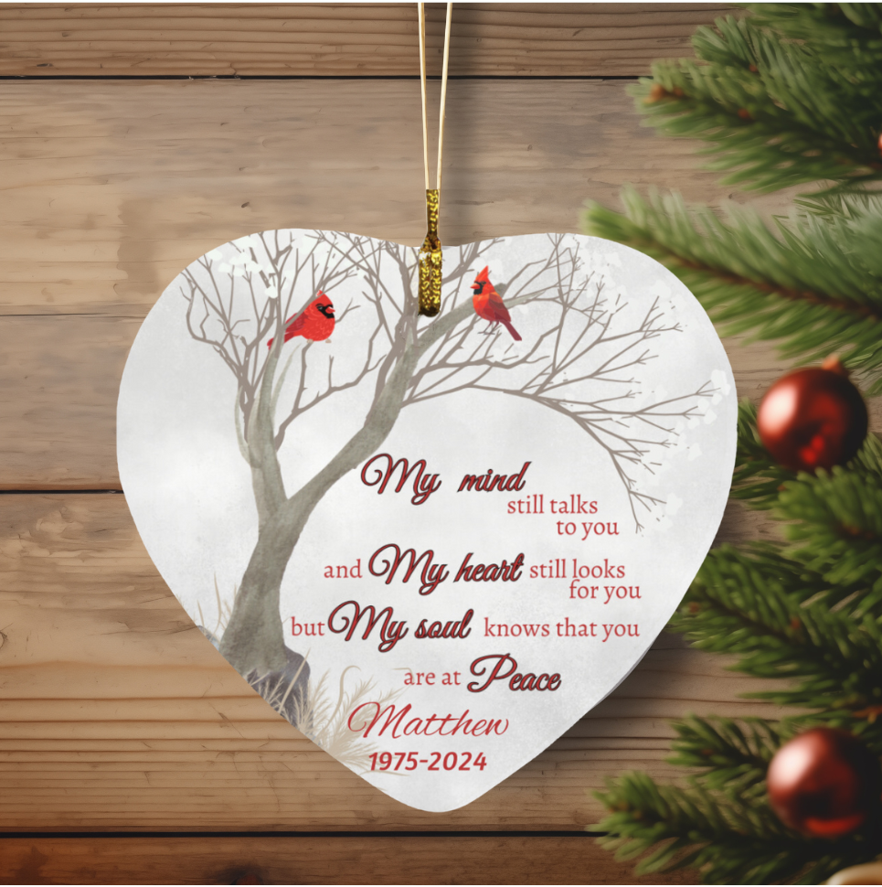 Personalized Memorial Ornament – Cherish the Memory of a Loved One This Holiday