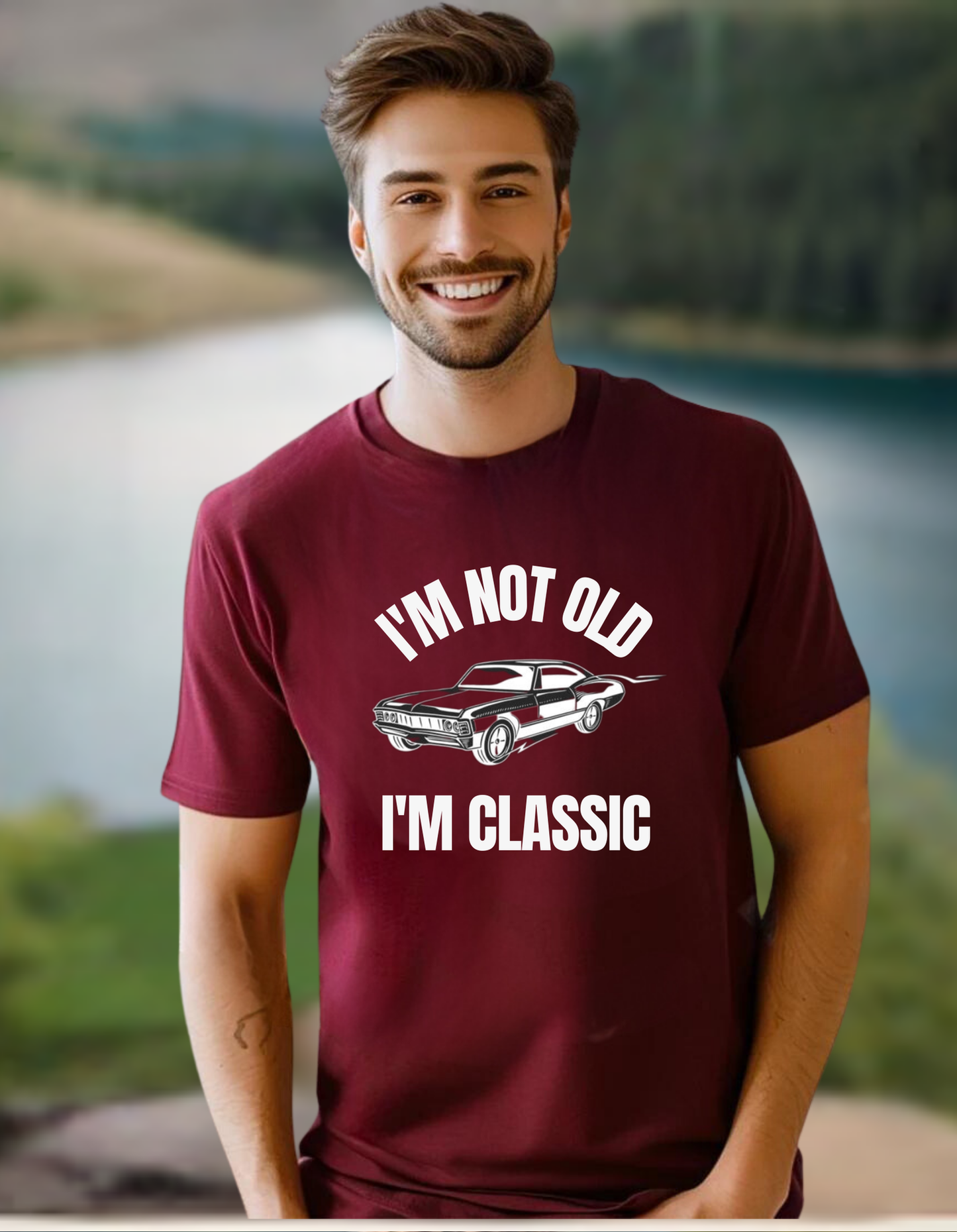 Fun 'I'm Not Old, I'm Classic' T-Shirt – Ideal Gift for Fathers and Grandpas