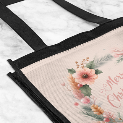 Durable "Merry Christmas Snowman" Tote – Carry Holiday Cheer Everywhere