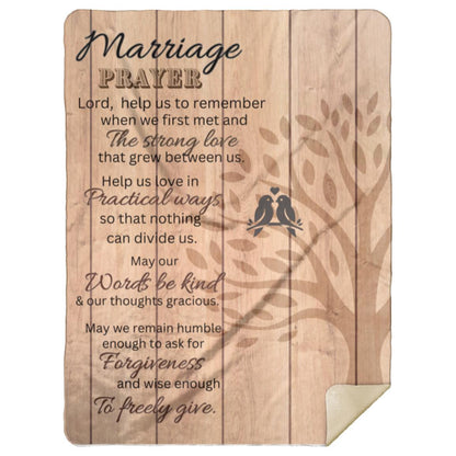 Marriage Prayer | Fleece/ Sherpa Blanket