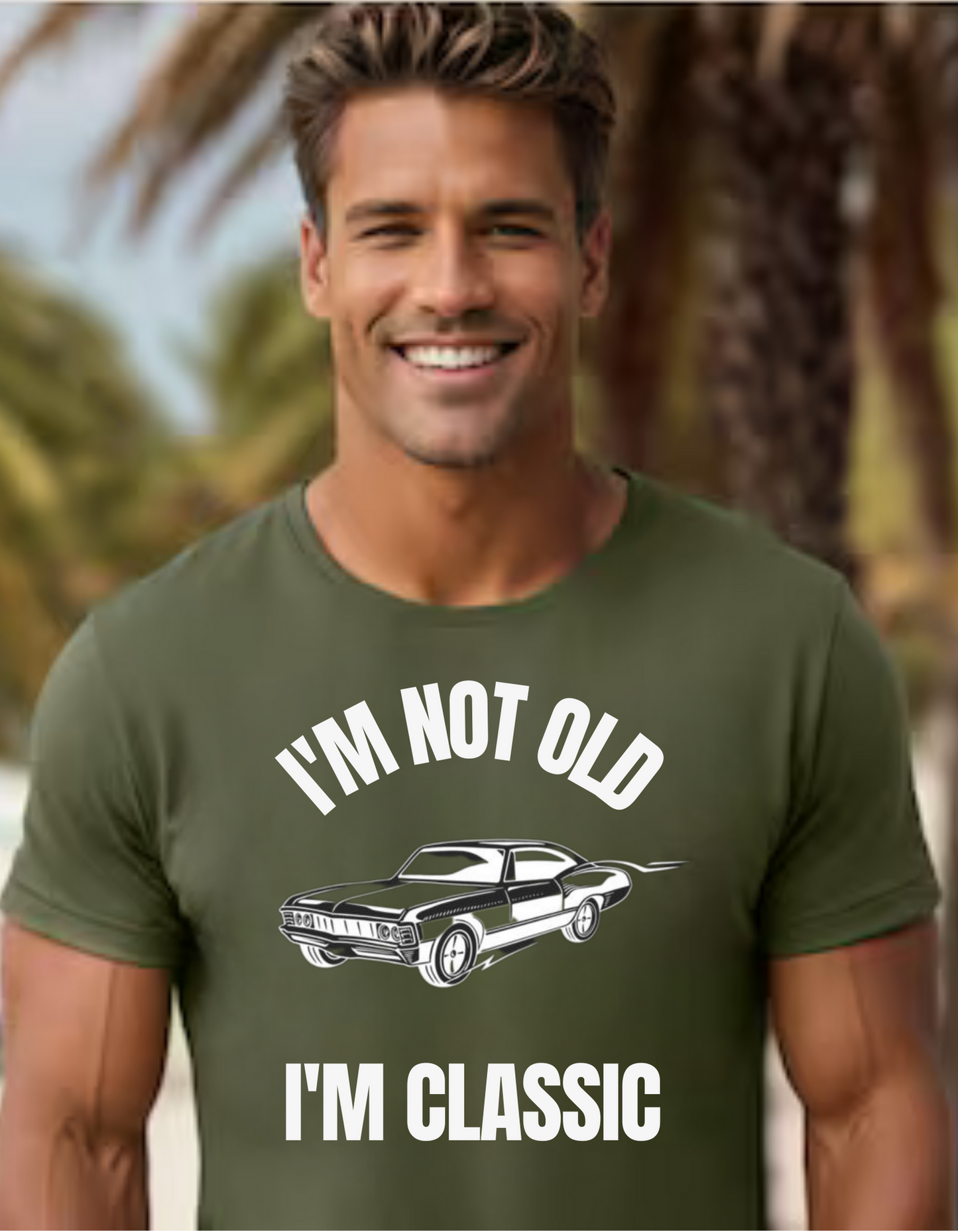 Fun 'I'm Not Old, I'm Classic' T-Shirt – Ideal Gift for Fathers and Grandpas