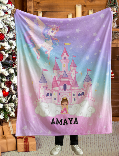 Personalized Princess Blanket – A Royal Gift for Comfort and Joy