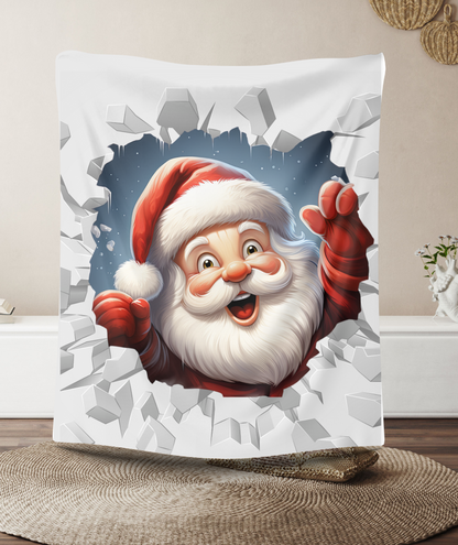 Holiday Santa Blanket