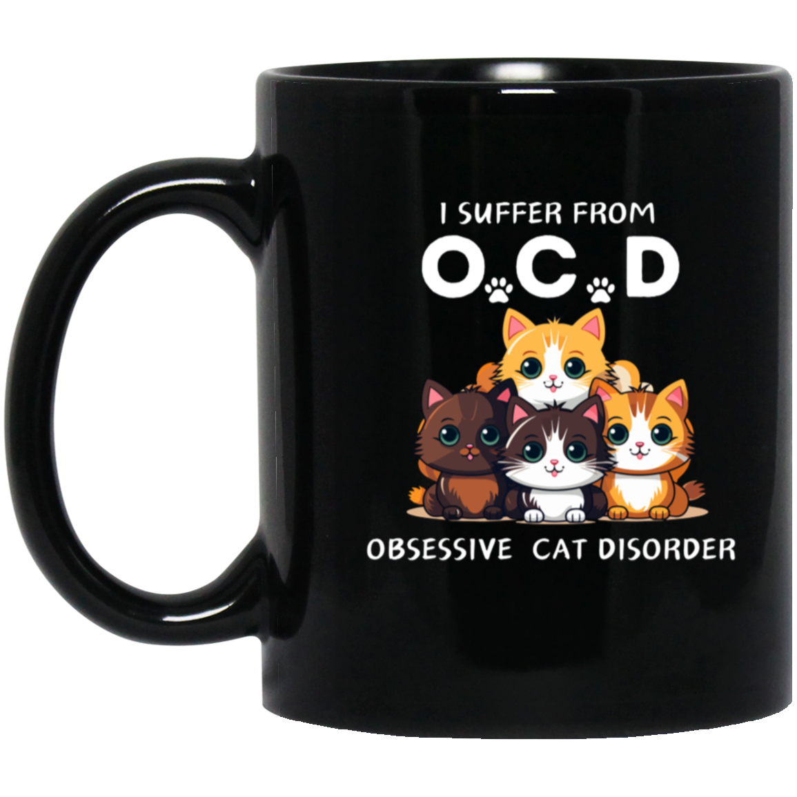 Celebrate Your Love for Cats with the "Obsessive Cat Disorder" Coffee Mug