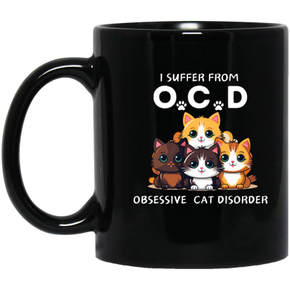 Celebrate Your Love for Cats with the "Obsessive Cat Disorder" Coffee Mug