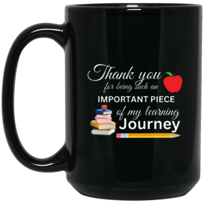 Thanks for Being Part of My Learning Journey Mug - Celebrate Great Teachers