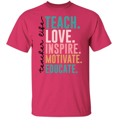 Teacher Life T-Shirt | Celebrate Educators with Style