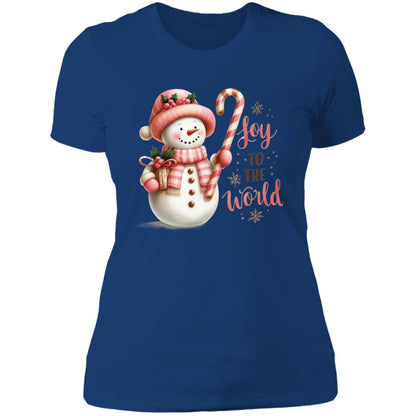 Snowman Joy to the World T-Shirt & Sweatshirt – Share Holiday Cheer with Style