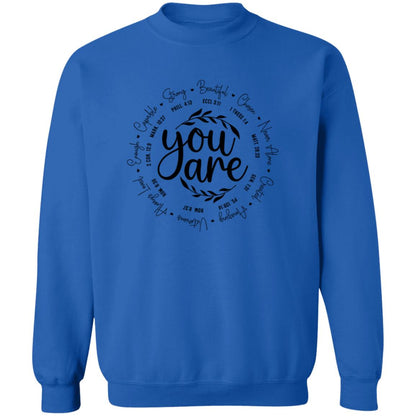 Inspirational “You Are” T-Shirts & Sweatshirts – Comfort Meets Faith