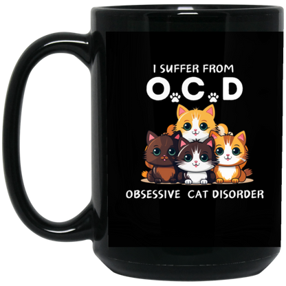 Celebrate Your Love for Cats with the "Obsessive Cat Disorder" Coffee Mug