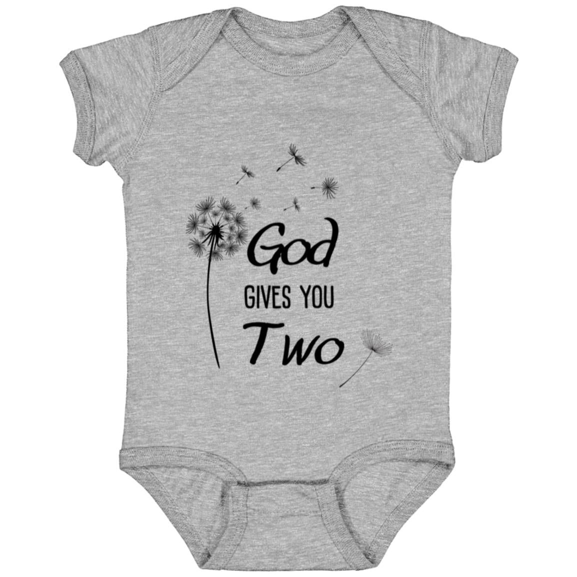 Celebrate the Joy of Twins with Our "Sometimes When You Pray for a Miracle" Onesie!