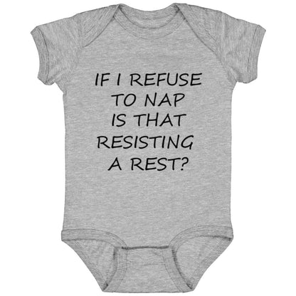 Resisting A Rest Onesie – Perfect for Your Little Rebel!