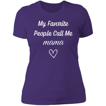 Heartwarming Gift: "My Favorite People Call Me Mom" T-Shirt