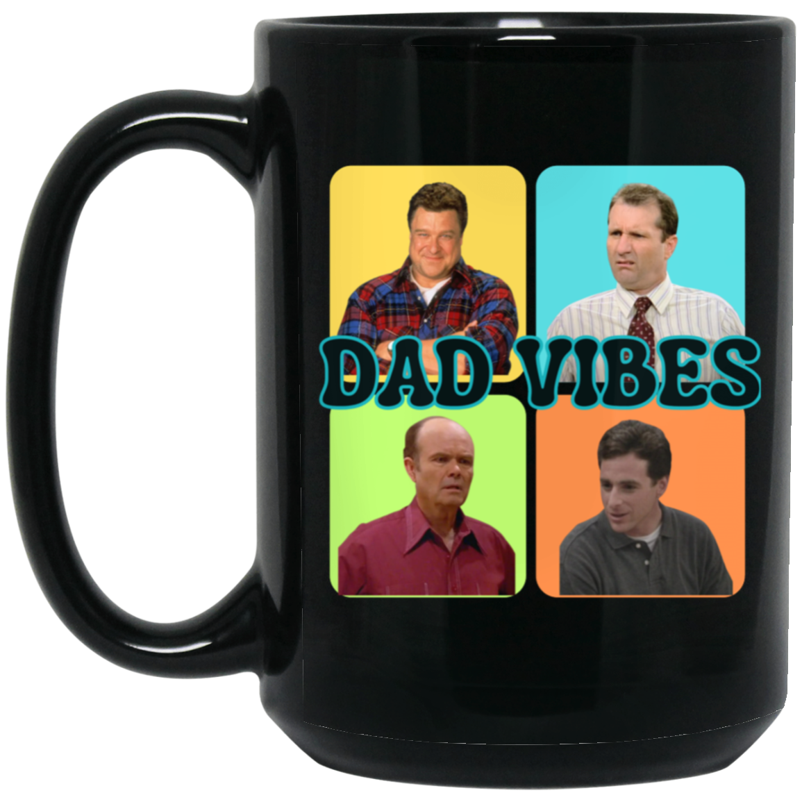 Funny 'Dad Vibes' Mug - Ideal  for Dads Who Bring Joy