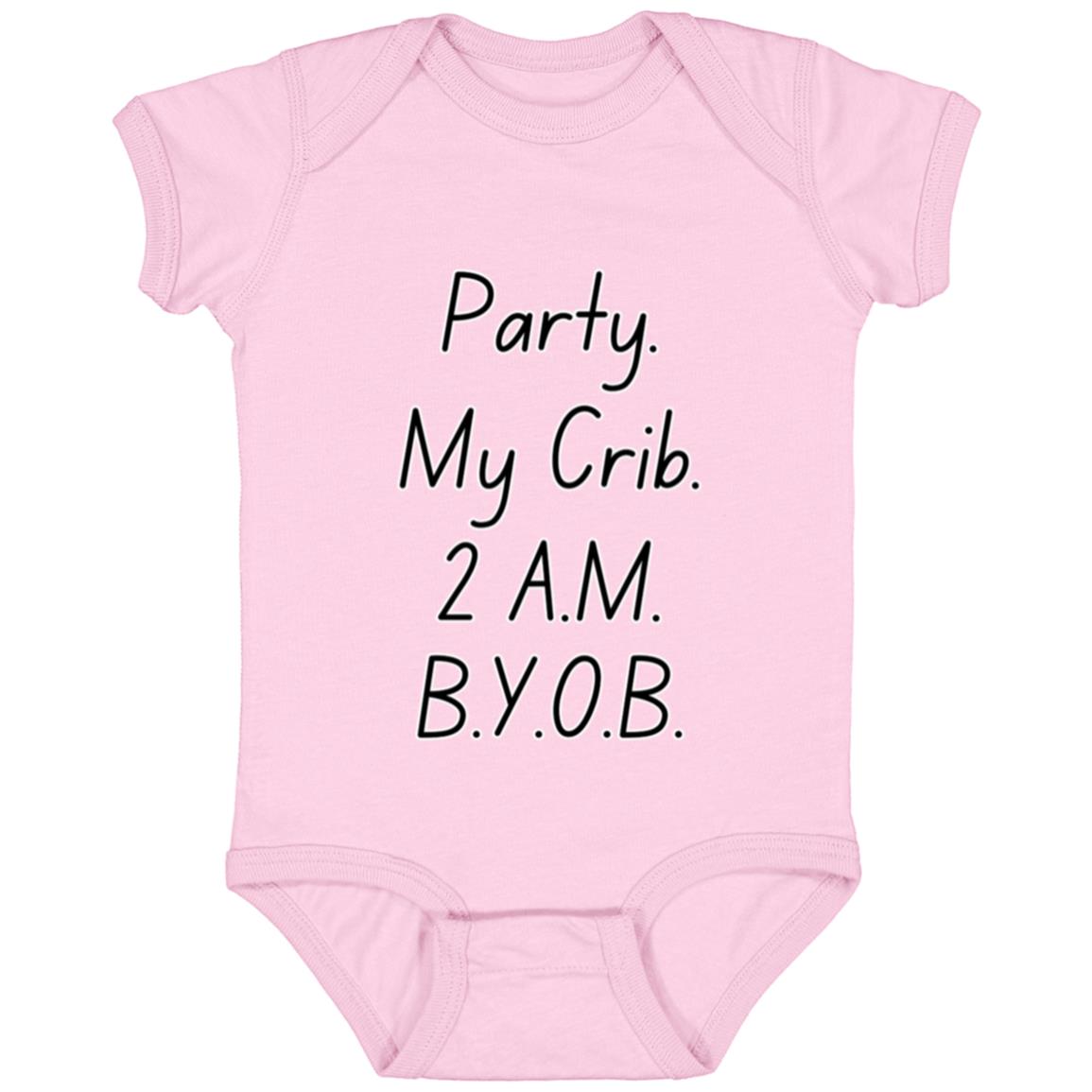 Party at My Crib Onesie - Adorable Gift for Baby Showers and New Arrivals!