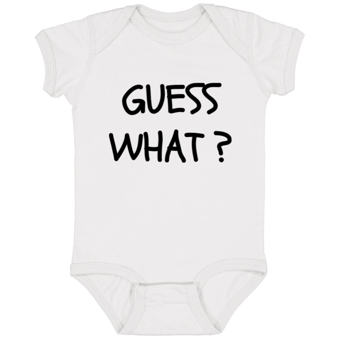 Guess What? Baby Announcement Onesie – Soft, Funny, and Perfect for Big Reveals!